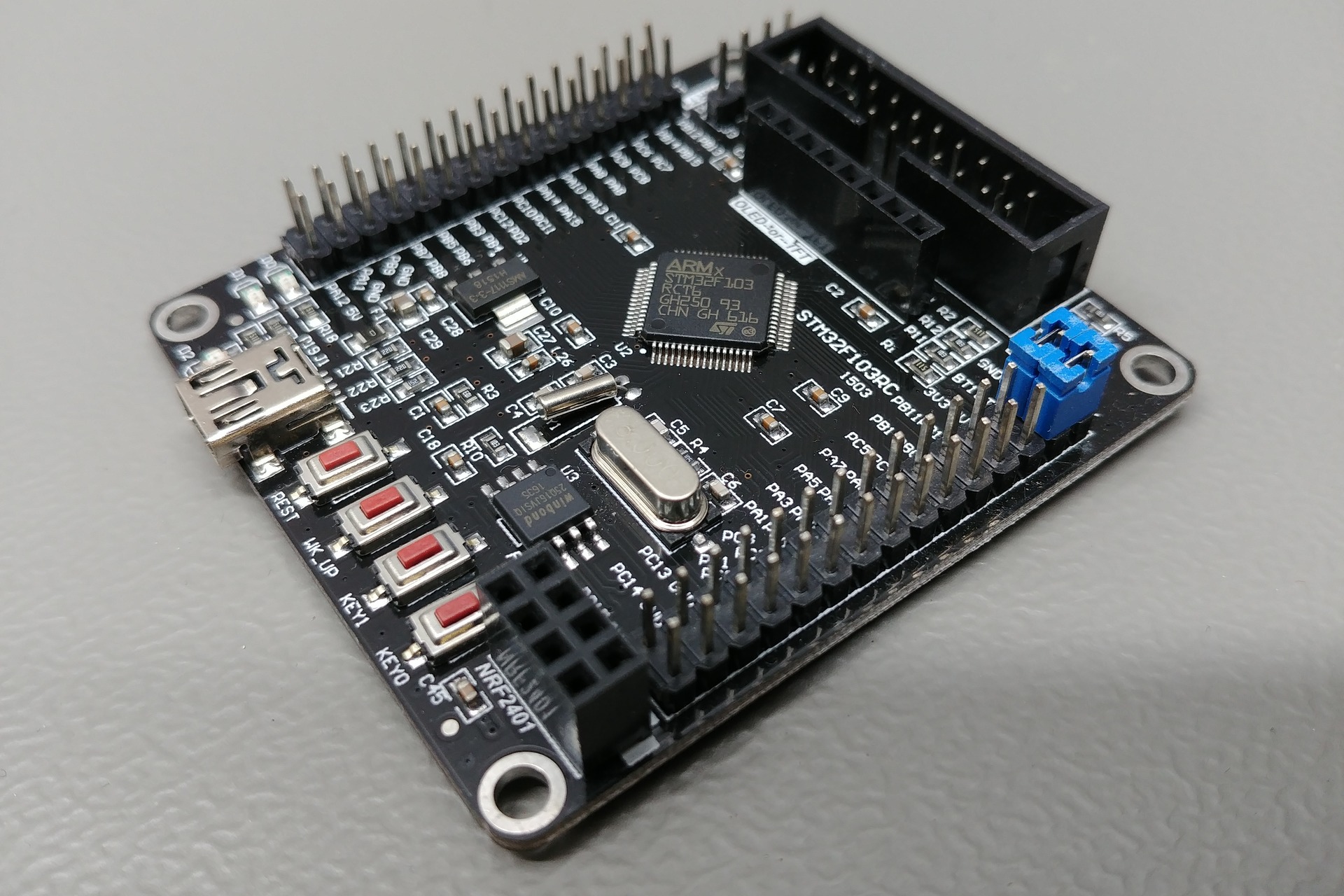 How to implement a multi class neural network with STM32F103?