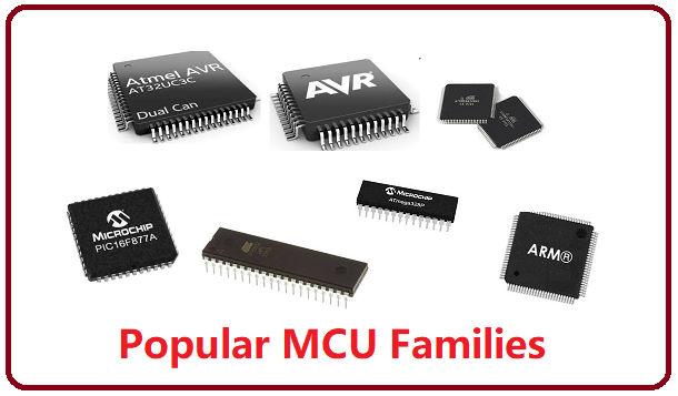 Was sind die Unterschiede zwischen den gängigen MCU-Familien (z.B. ARM Cortex-M, AVR, PIC, ESP32)?