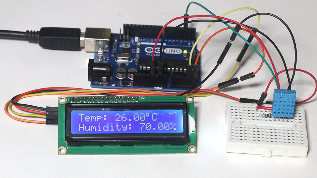 Wie lese ich Temperatur- und Luftfeuchtigkeitsdaten auf einem Mikrocontroller?