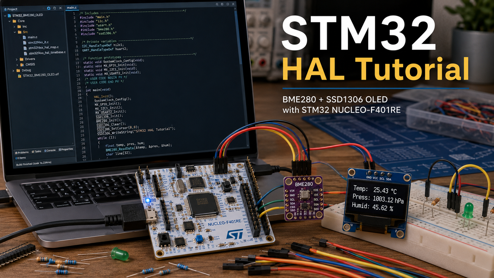 STM32 HAL Tutorial So Programmieren Sie STM32 Mikrocontroller Mit HAL STM32 HAL Tutorial So Programmieren Sie STM32 Mikrocontroller Mit HAL