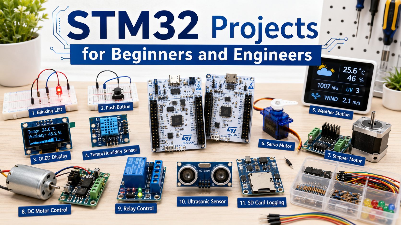 Stm32 Learning Kit STM32 Project Ideas: 30 Practical Projects for Beginners and Engineers ...